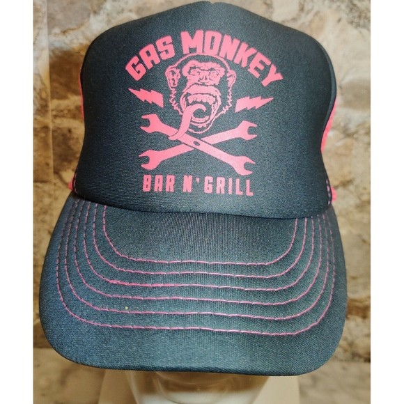 Gas Monkey Bar N Grill Hat Cobra Cap Adult Adjustable Pink Barbiecore Christmas - Picture 1 of 9